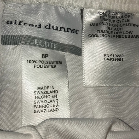 NWT Alfred Dunner Ladies Pants, 6P - Picture 3 of 4